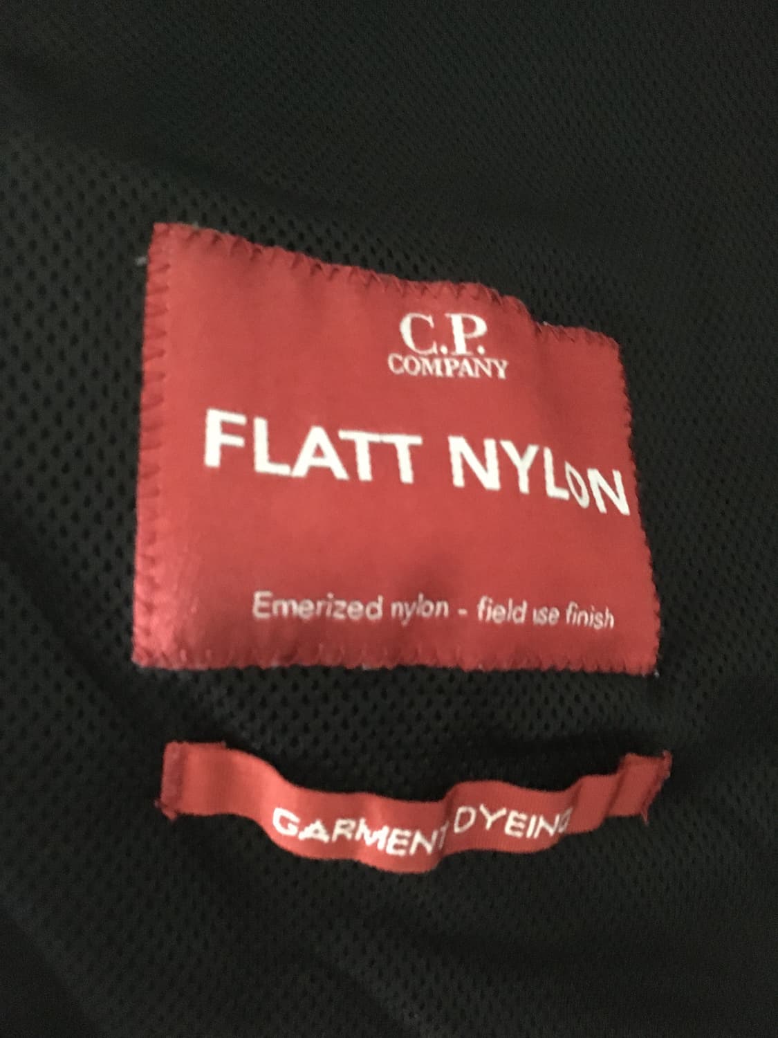씨피컴퍼니 FLATT NYLON GOGGLE JACKET 블랙 판매합니다 상품이미지7