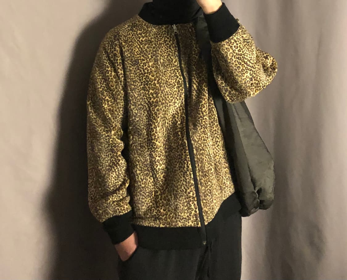 니들스 레오파드 리버시블 립카라 자켓 상품이미지1