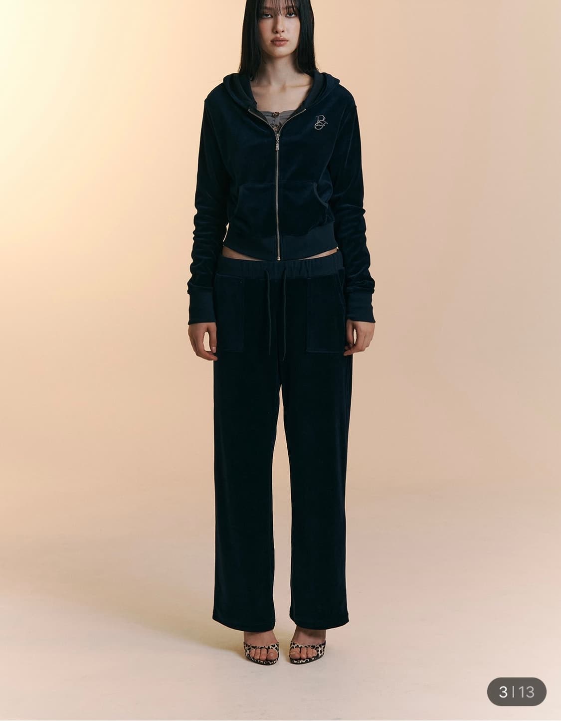 플리즈노팔로우(플노팔) 벨벳 트레이닝 세트 상품이미지2