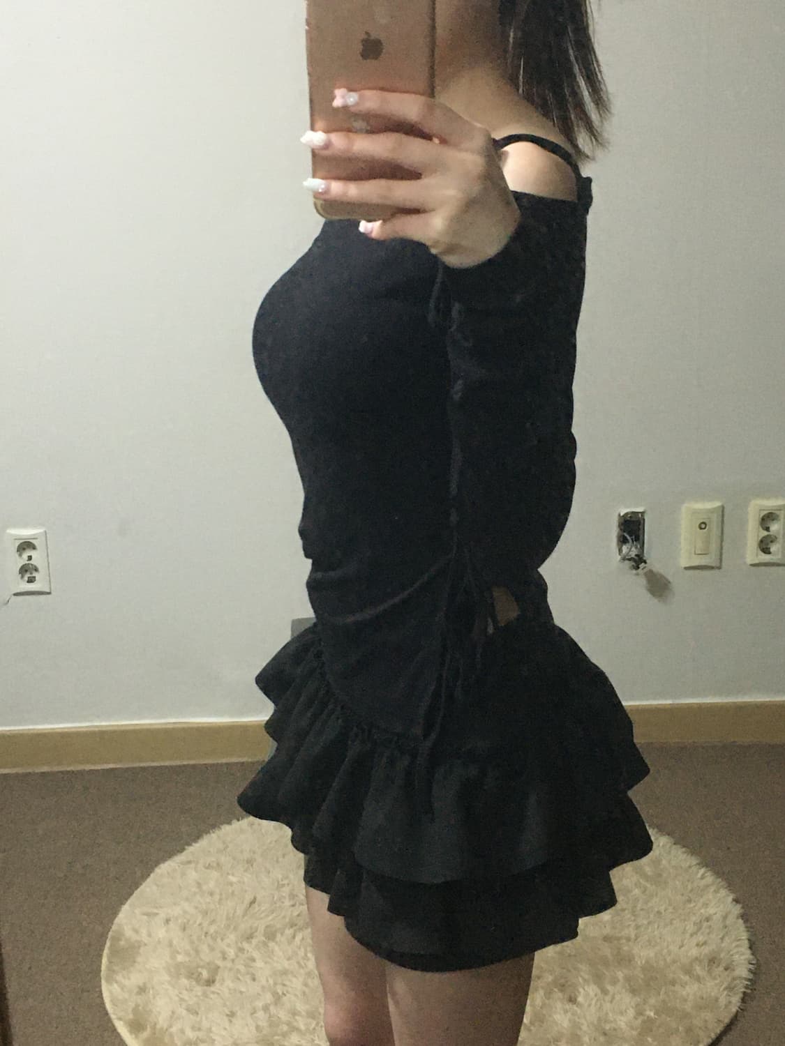 원숄더 트임 상의 상품이미지3