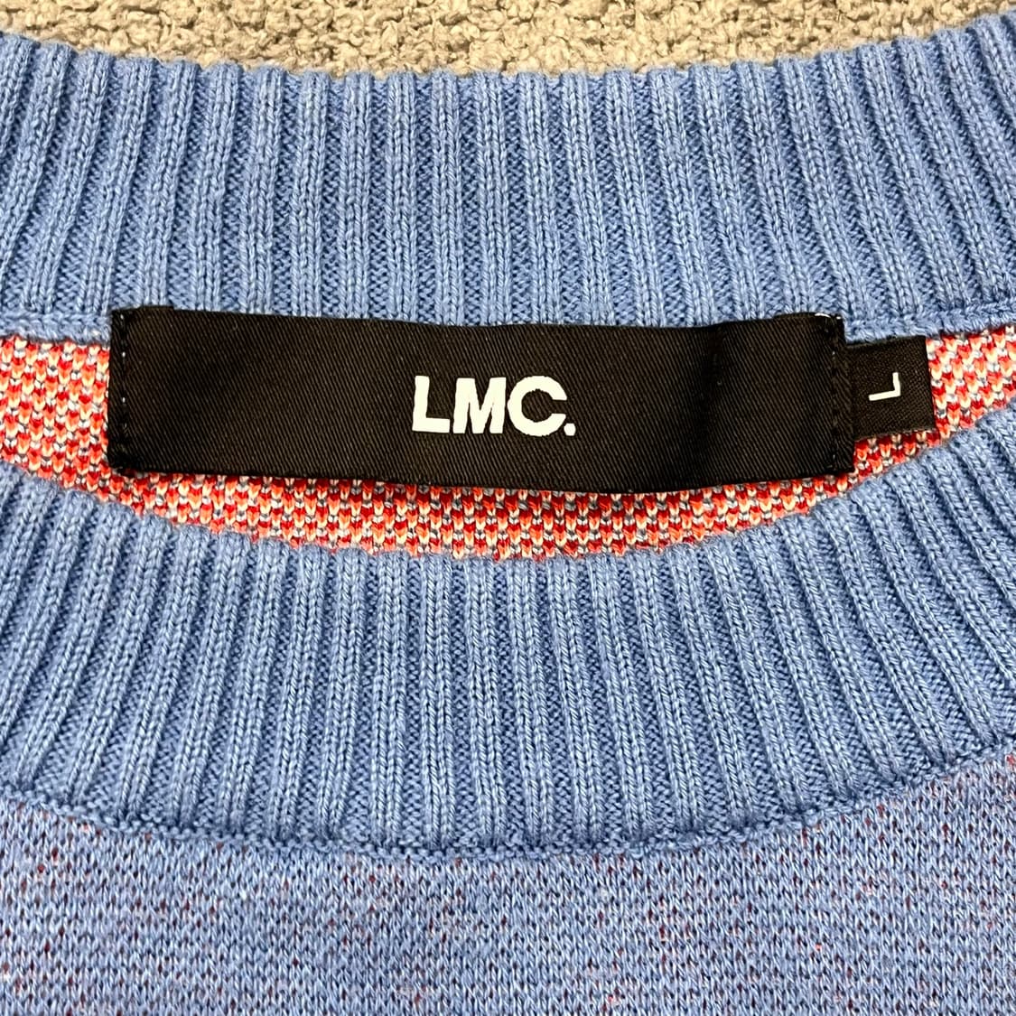 L LMC 베어 니트 블루  상품이미지4