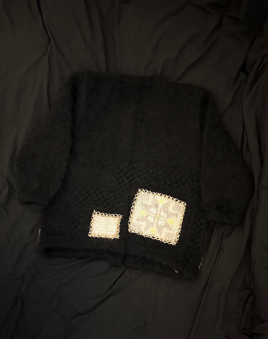 빈티지 모헤어 돌 엔틱 가디건 니트 상품이미지4