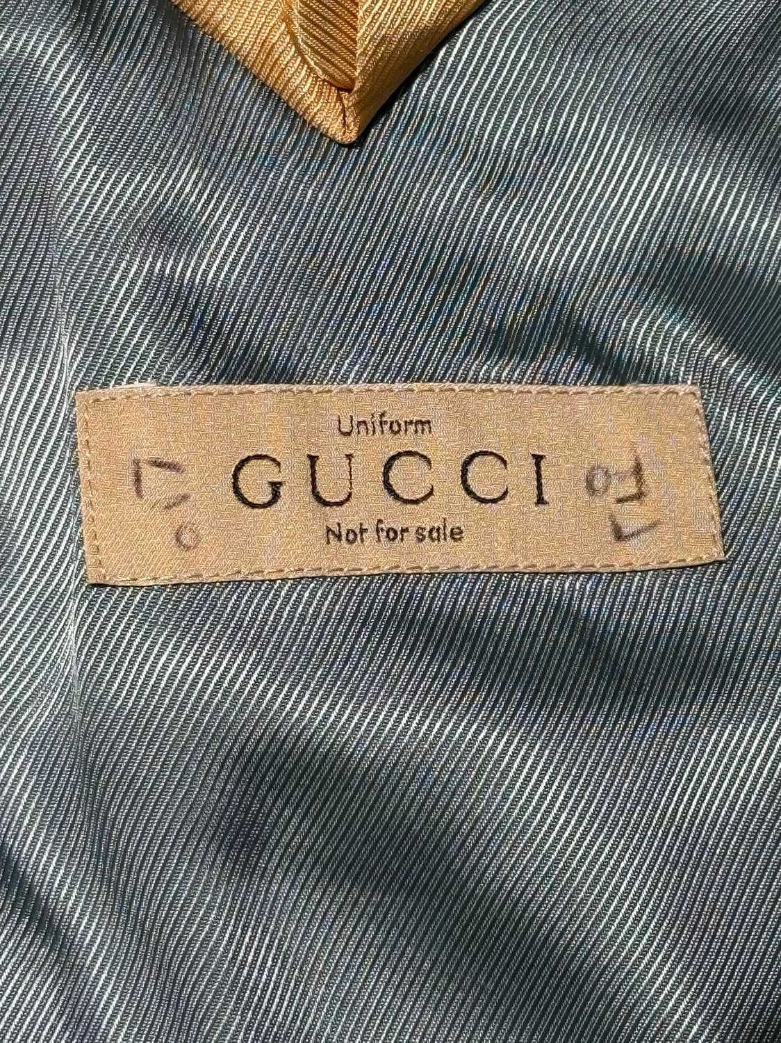 구찌 유니폼 그레이 체크 라나울 블레이저 팬츠 셋업 상품이미지6