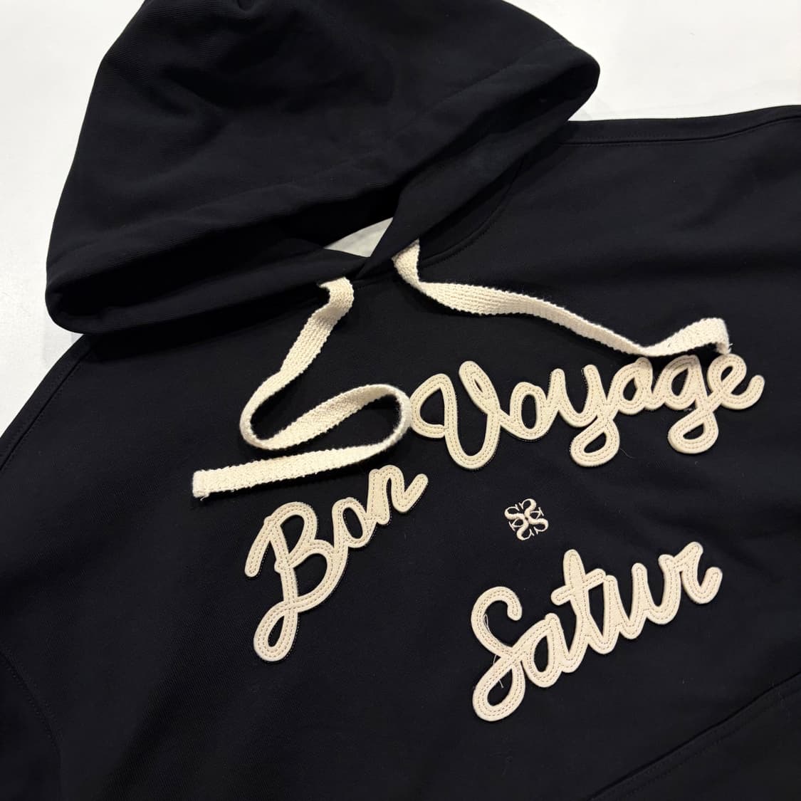 [L] 세터 Satur 스웻 블랙 후드티 D840 상품이미지3