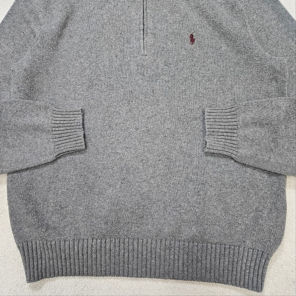 폴로 랄프 로렌 신형 반집업 니트 M 상품이미지4