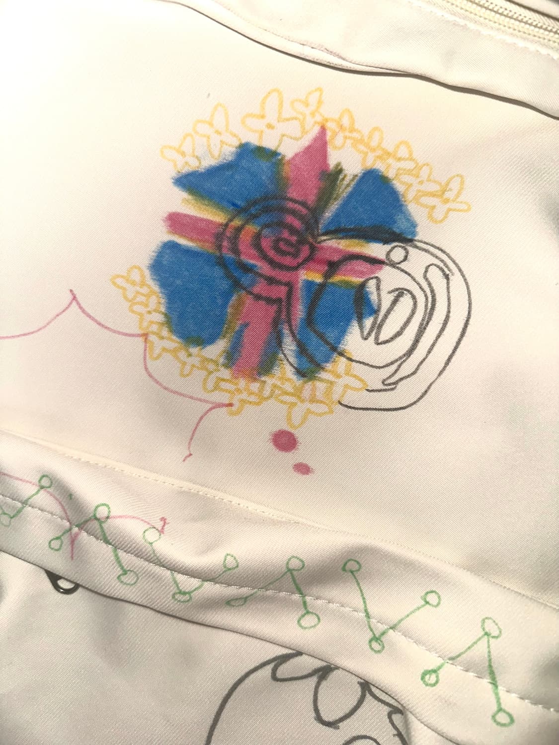 커스텀 화이트 백팩 / 블레이디 bladee 바이브 상품이미지3