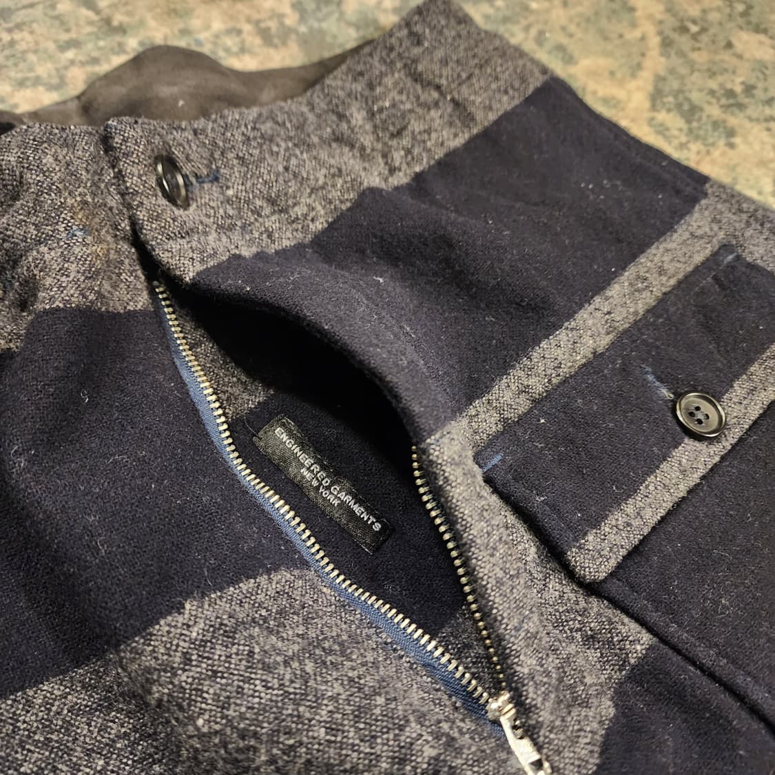 엔지니어 가먼츠 프리즈너 울 조거팬츠 상품이미지5