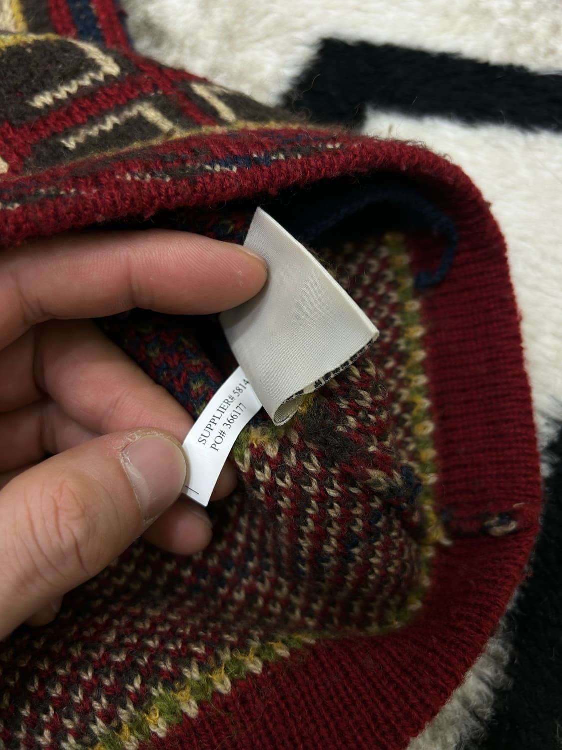 [M]데님앤서플라이 랄프로렌 아즈텍 니트가디건 상품이미지6