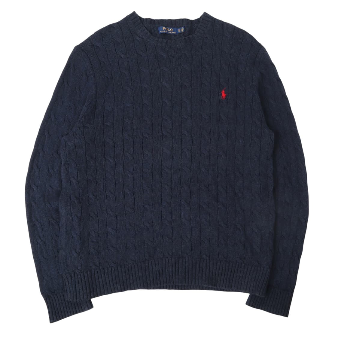 폴로 랄프로렌 네이비 케이블 니트 스웨터 상품이미지1