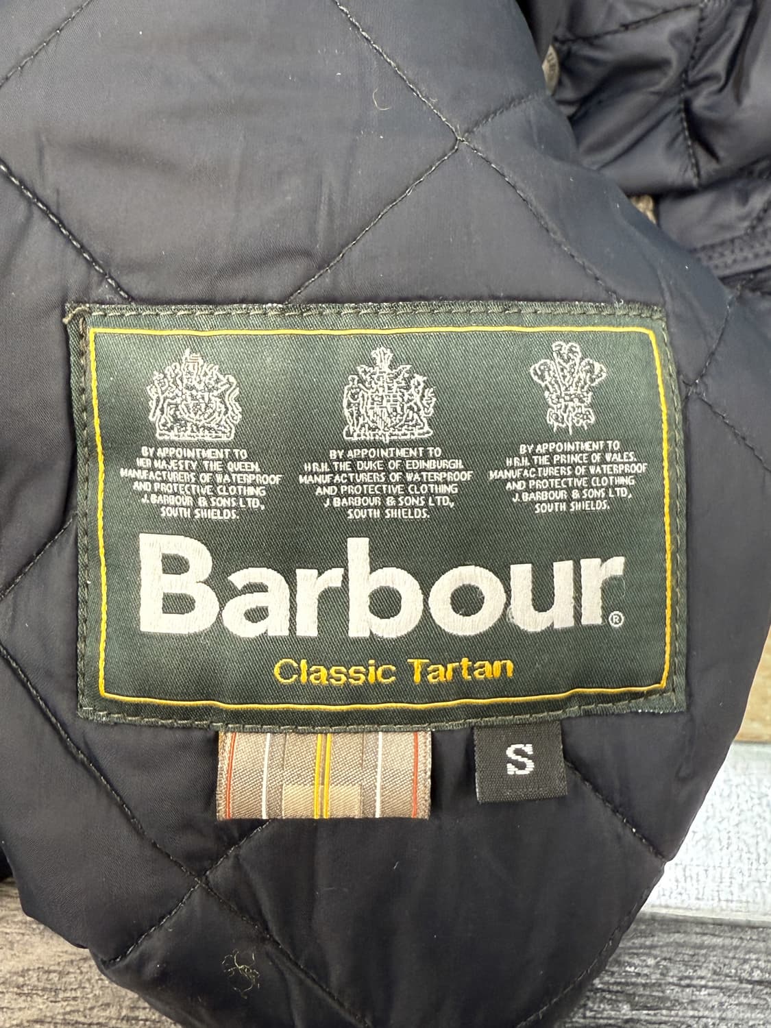 바버 타탄 체크 퀼티드 리버시블 자켓 상품이미지7