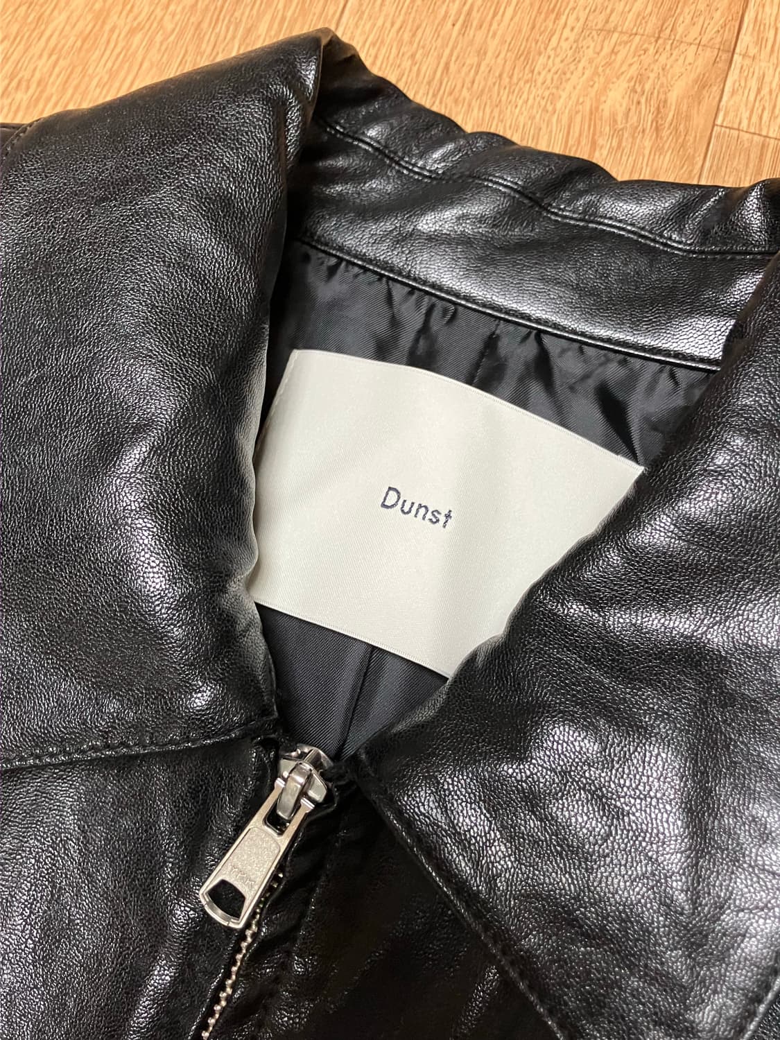 던스트 유니섹스 레더 자켓 블랙 상품이미지2