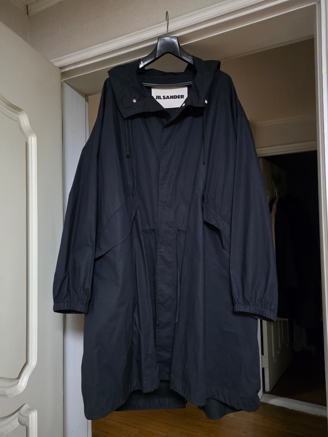 질샌더 백로고 야상 파카 상품이미지2