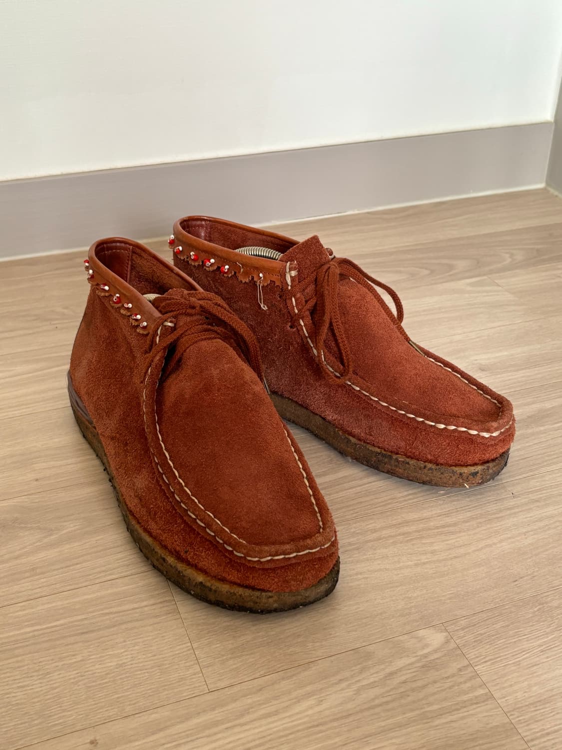 비즈빔(visvim) 스웨이드 미드컷 부츠 / 러스트 컬러 / 감성 빈티 상품이미지1
