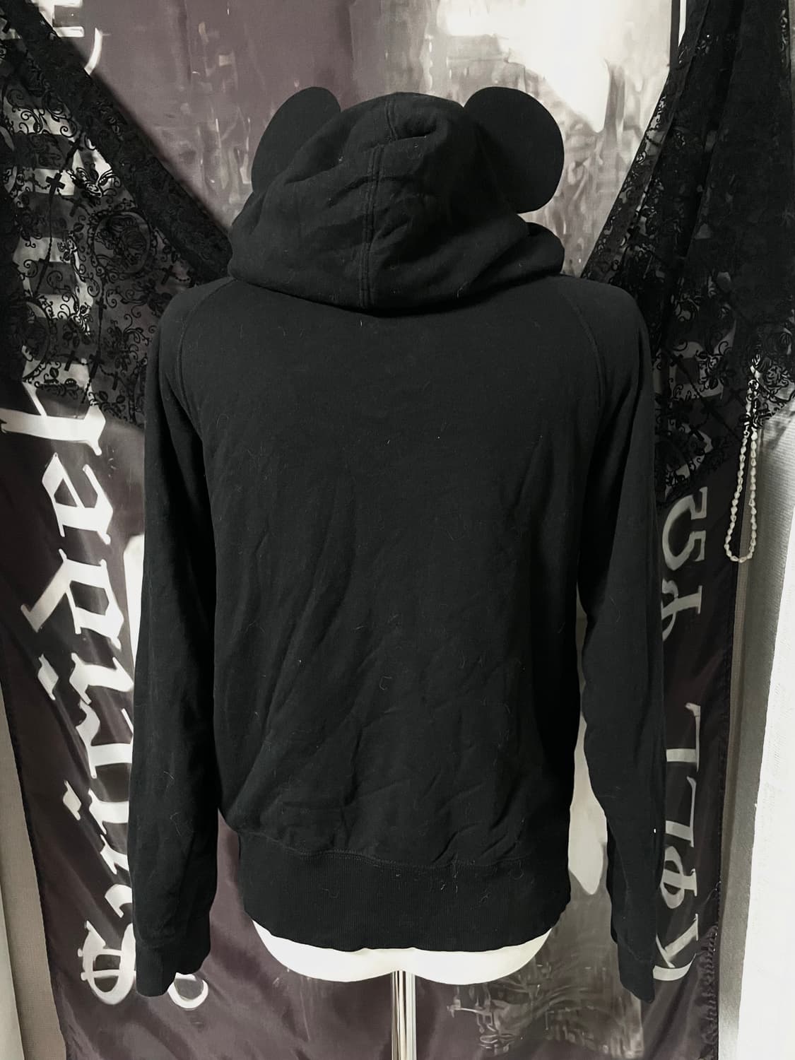 도쿄 디즈니 미키마우스 귀달이 후드집업 00s 핀터갸루니혼진서브컬쳐양산형 상품이미지4