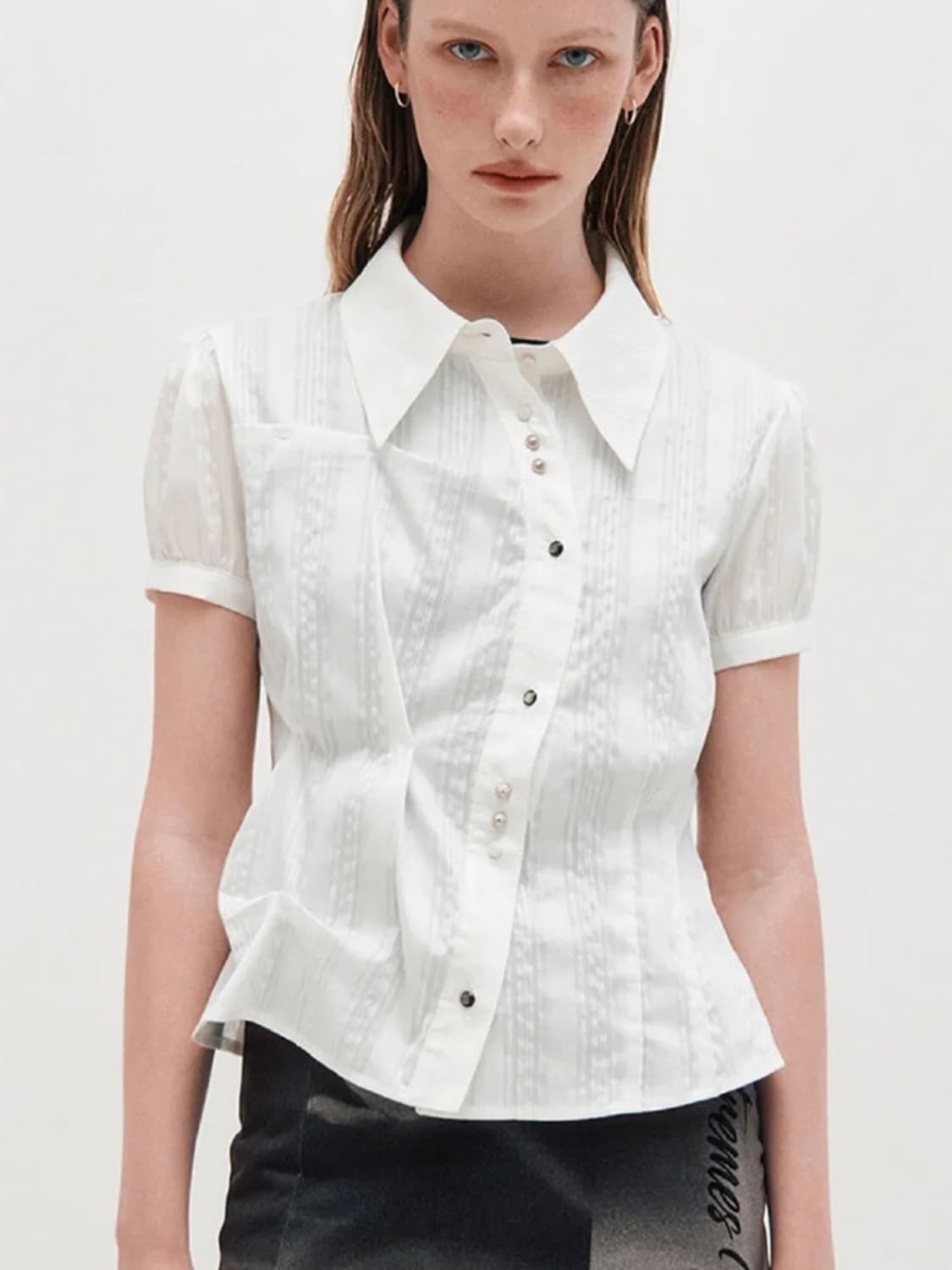 KIMZISU DOZI - Puffed Button Up Shirt 상품이미지2