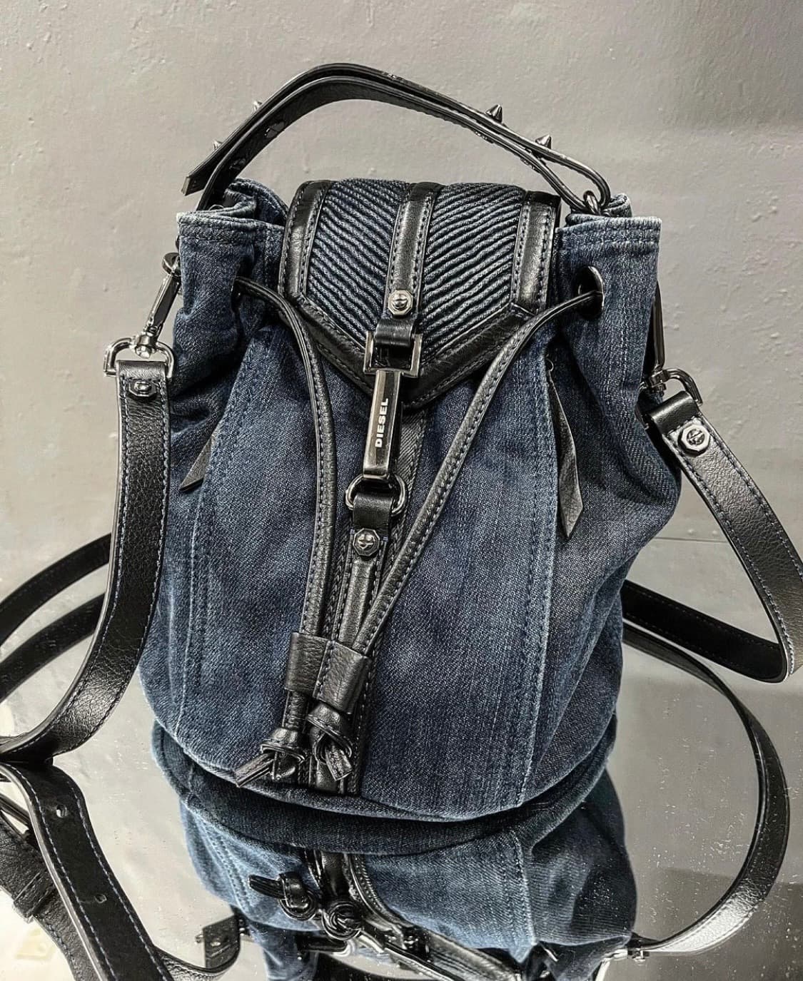 Diesel denim cross bag 상품이미지5