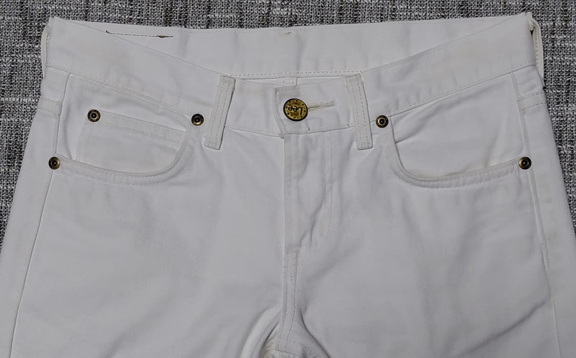 [S] Lee(리) 프리 오가닉 코튼 화이트 데님 팬츠 (LL1612) 상품이미지3