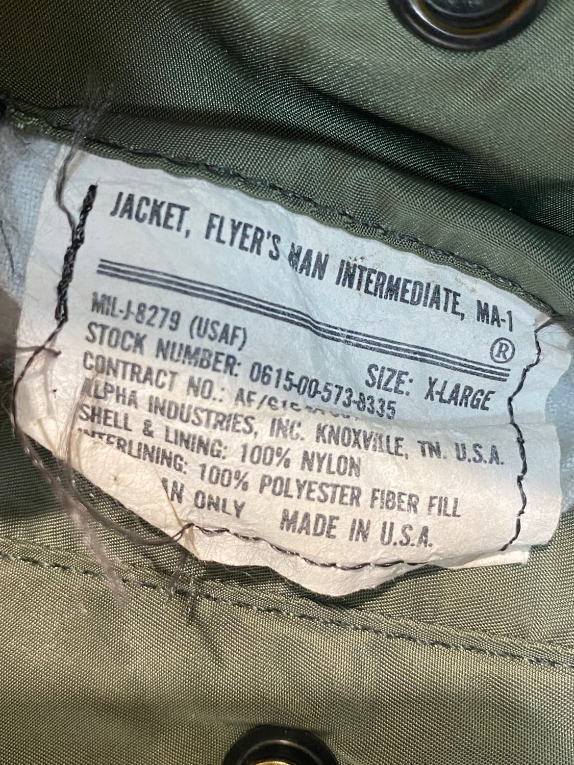 알파인더스트리 리버시블 플라이트 자켓 상품이미지4