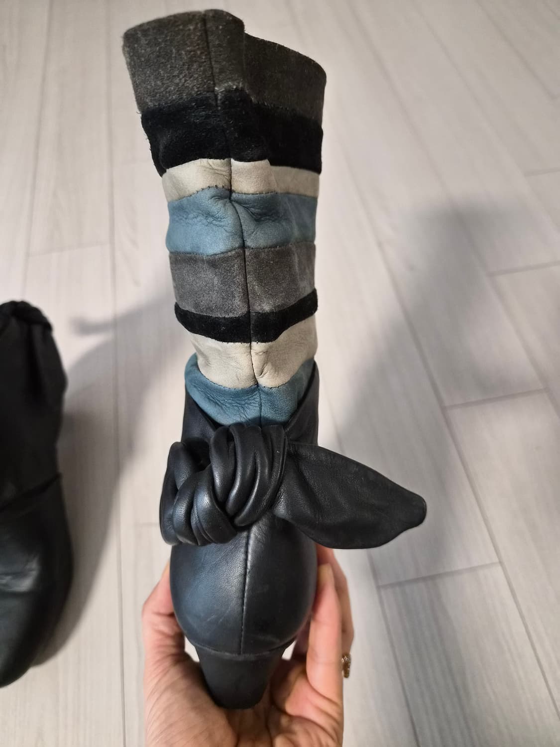 캠퍼(Camper)멀티 스트라이프 리본부츠 상품이미지3