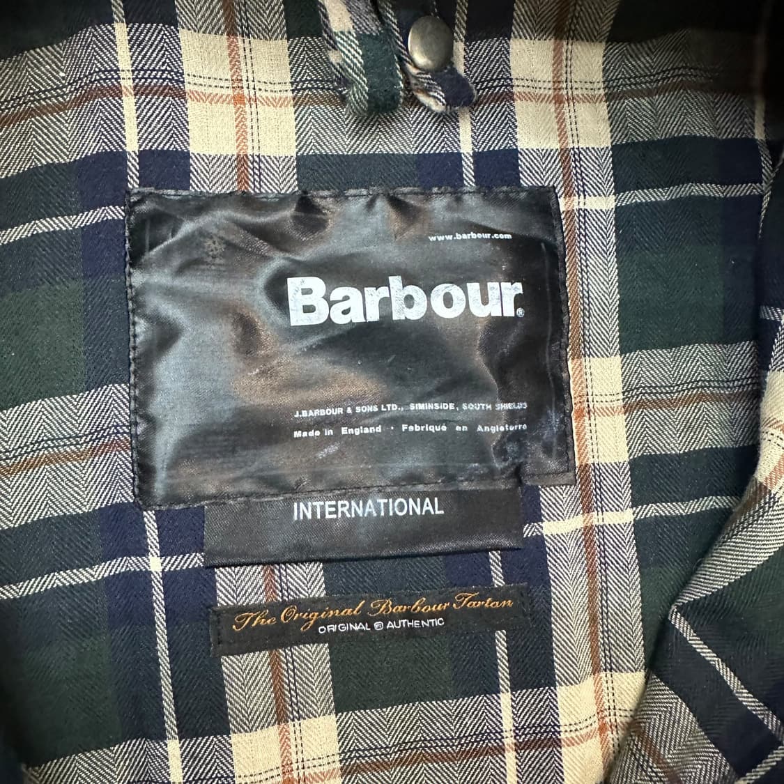 바버 인터내셔널 왁싱 자켓 상품이미지4