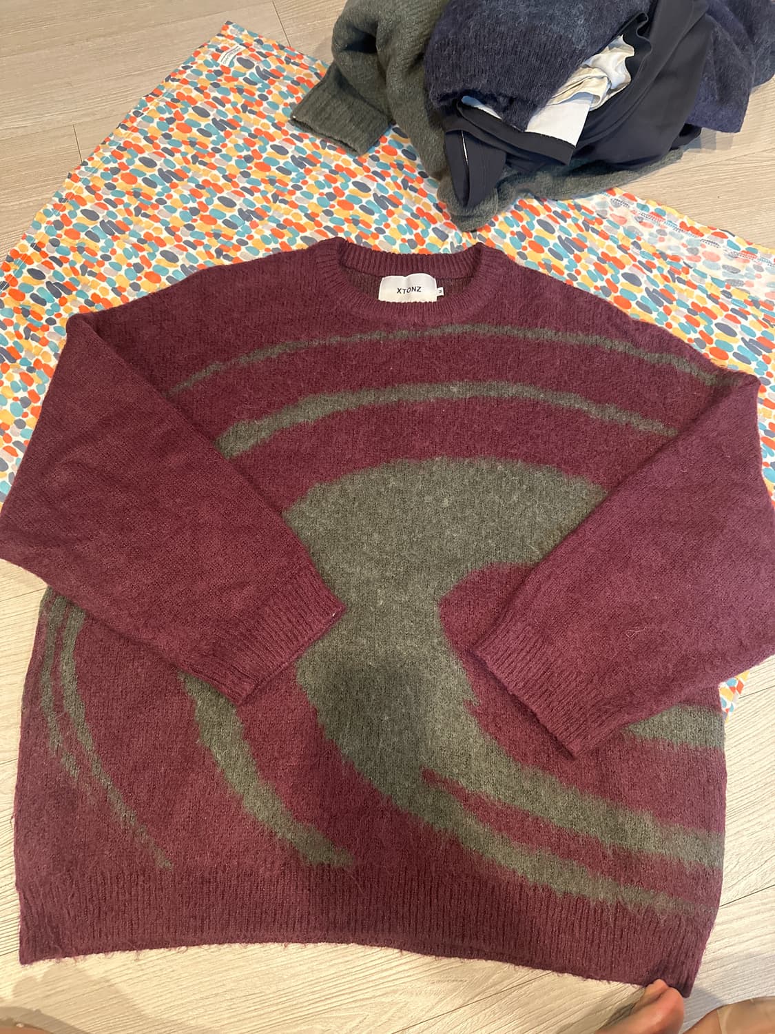 엑스톤즈 니트 M 상품이미지1