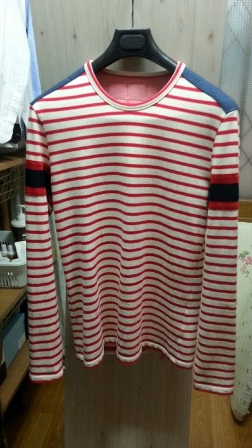 시스템 옴므 암밴드 스트라이프 티셔츠   상품이미지7