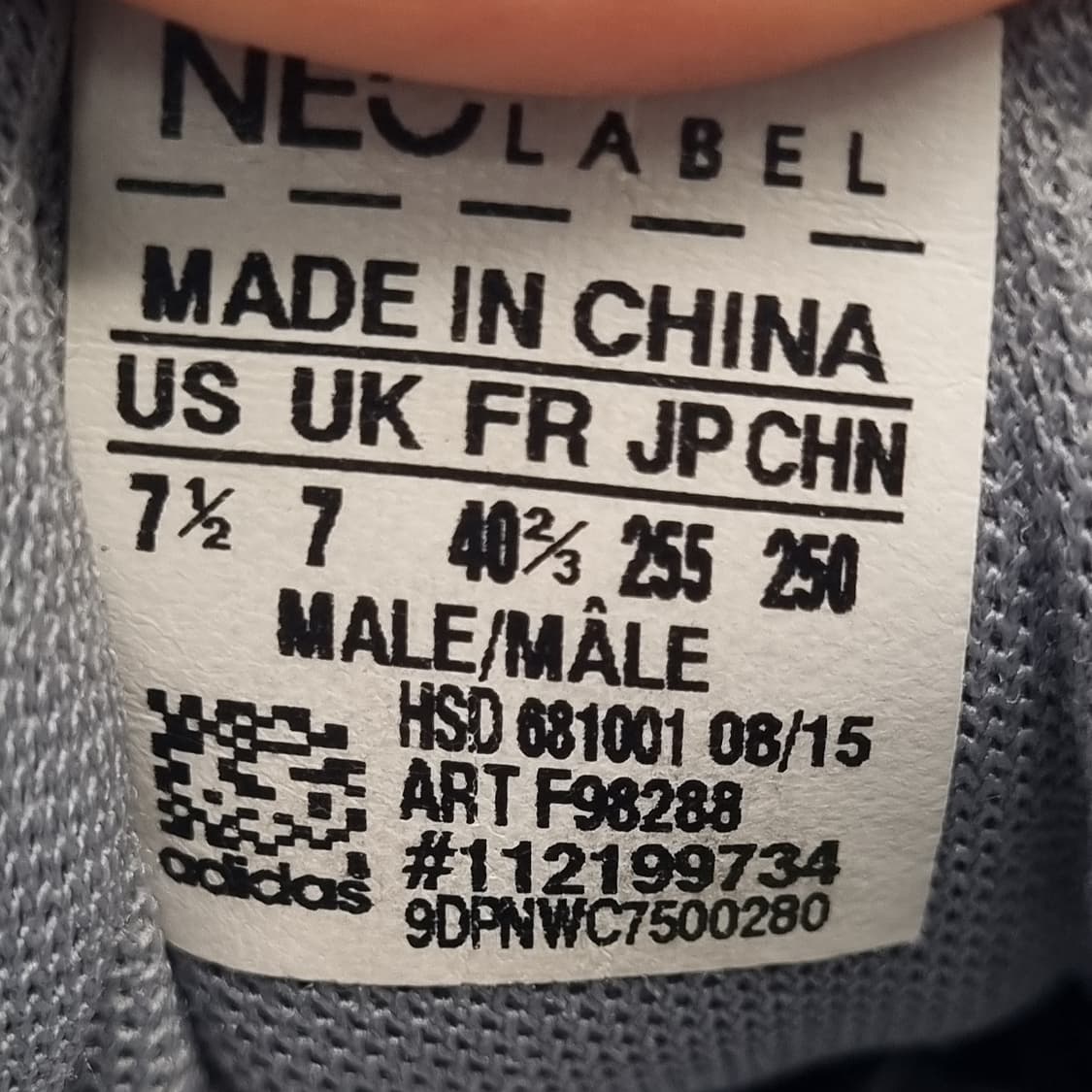 oo 아디다스 런 나인티스 운동화255 상품이미지6