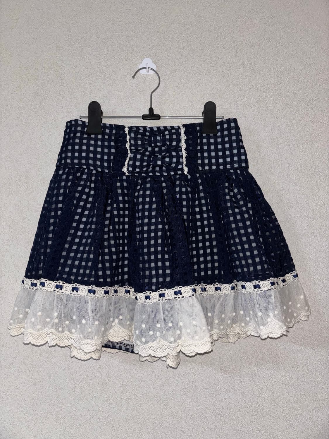 리즈리사 양지뢰 히메갸루 네이비 스커트 상품이미지1