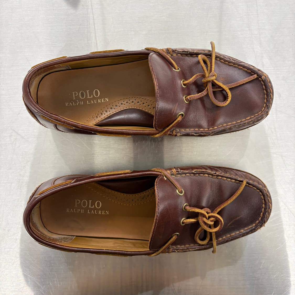 폴로 브라운 보트 슈즈 로퍼 270 상품이미지3