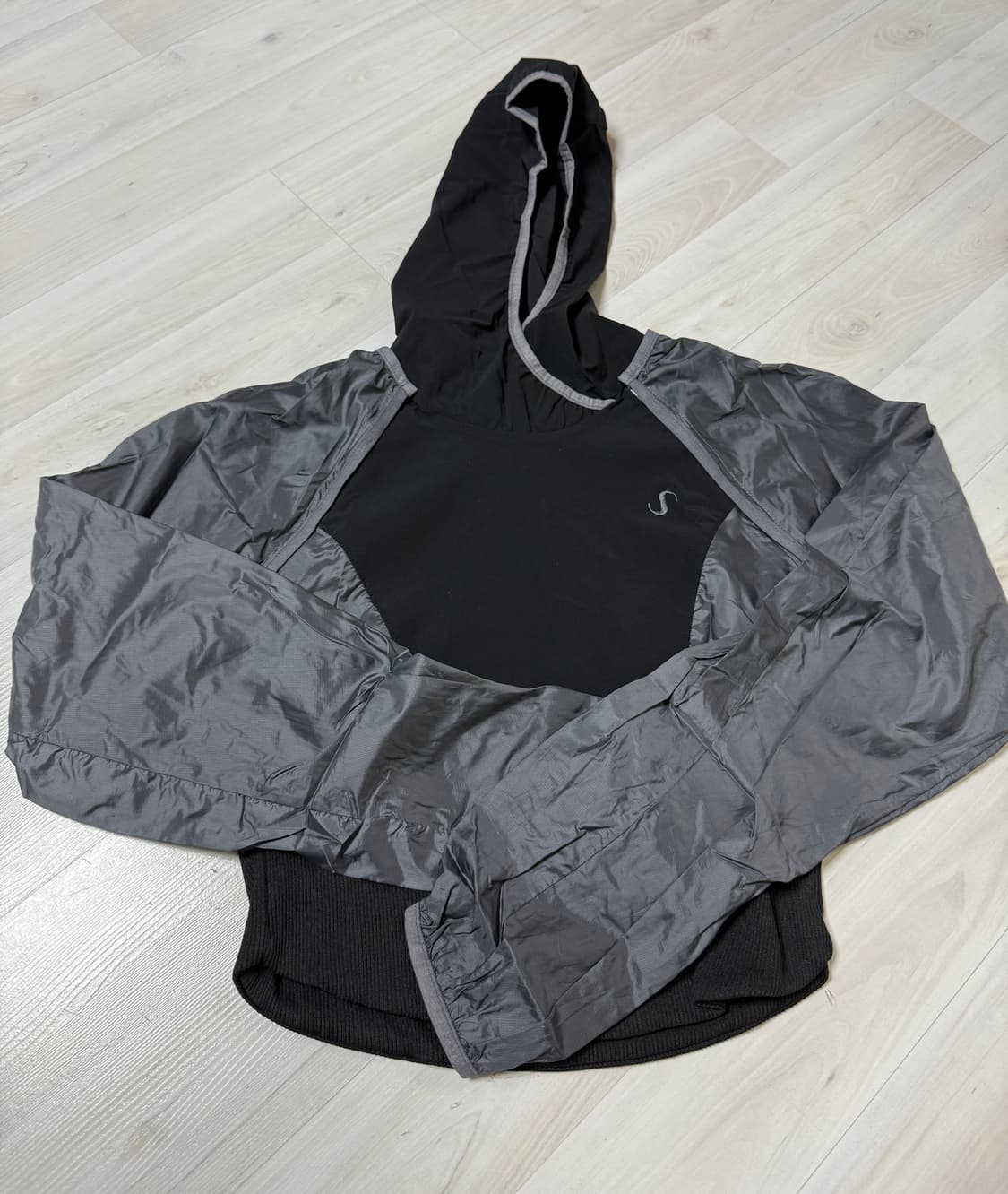 오호스 투웨이 후디 볼레로 블랙 상품이미지6