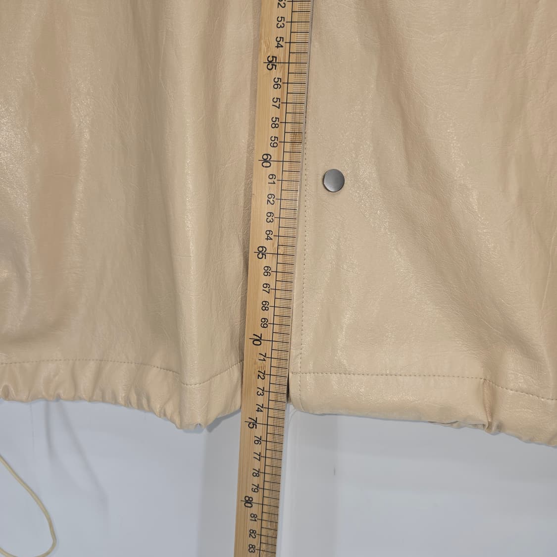 안데르센 에고 레더 자켓 베이지색 상품이미지4