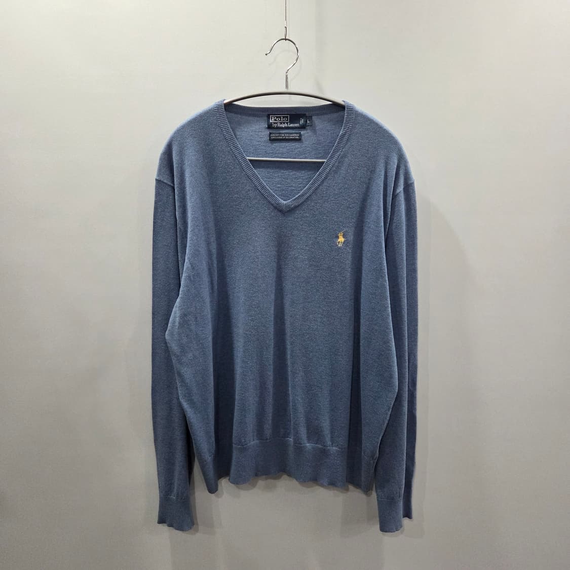 폴로랄프로렌 캐시미어 블랜드 브이넥 니트 L  상품이미지1