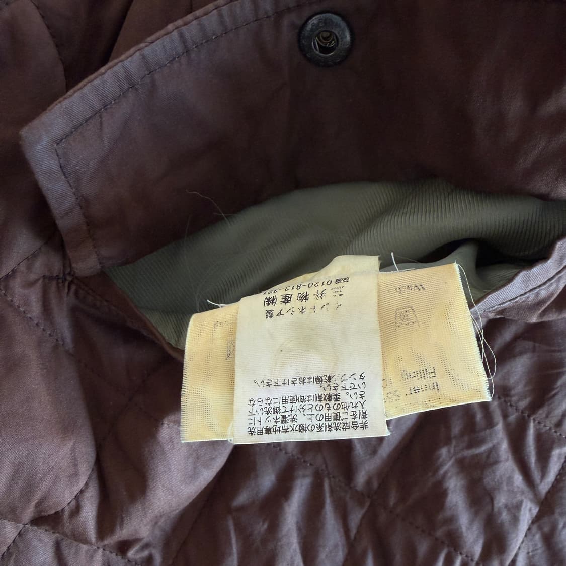 바버 브라운 퀼팅 자켓 상품이미지8