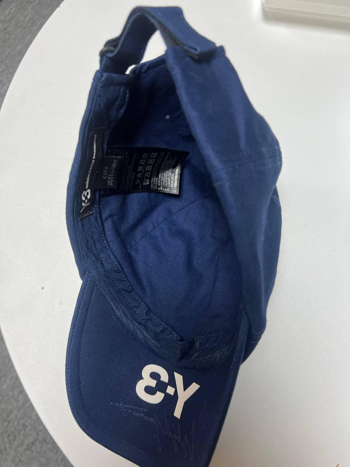 Y-3 요지야마모토 볼캡 네이비 상품이미지2