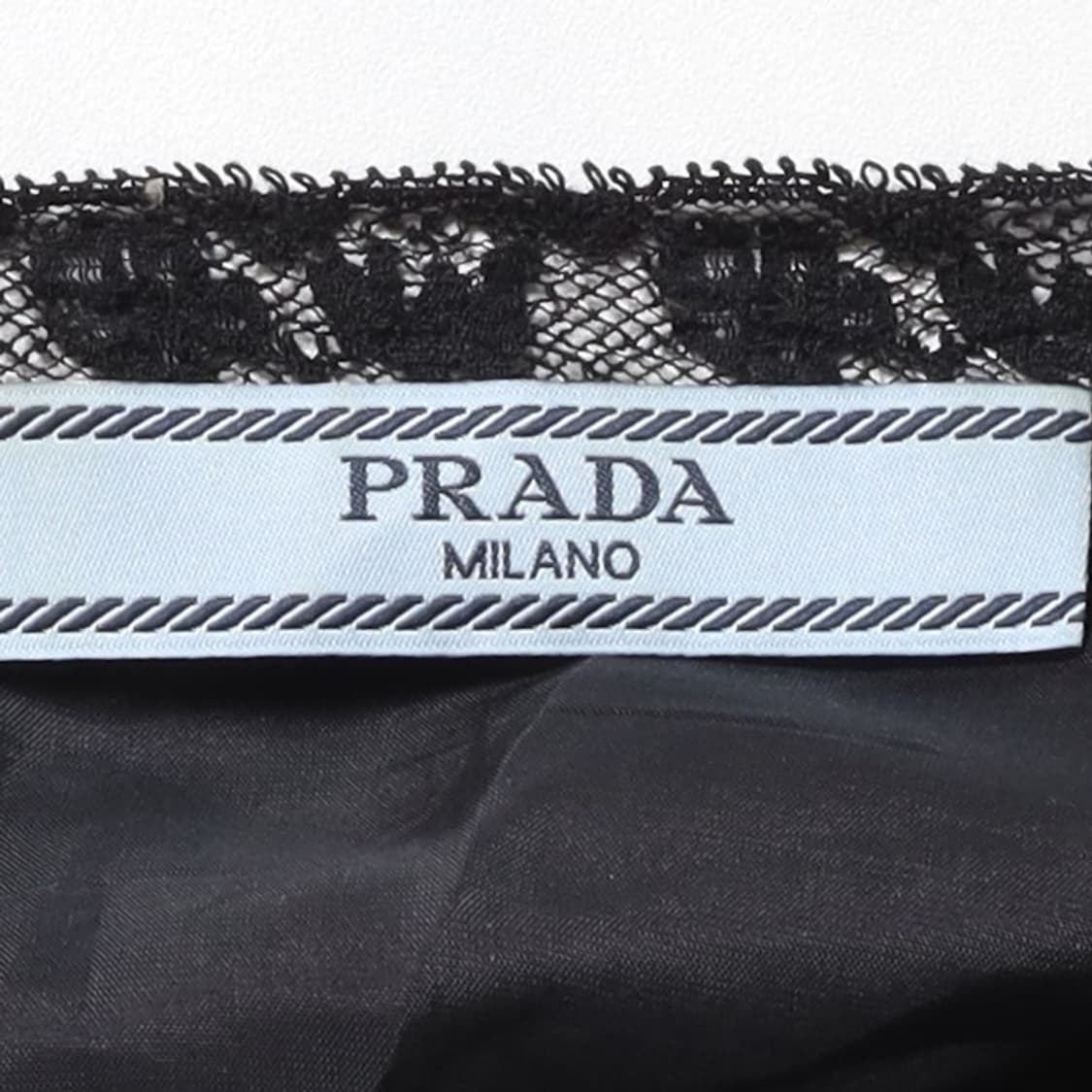 프라다 Prada Silk Blended Lace Trimmed Slee 상품이미지7