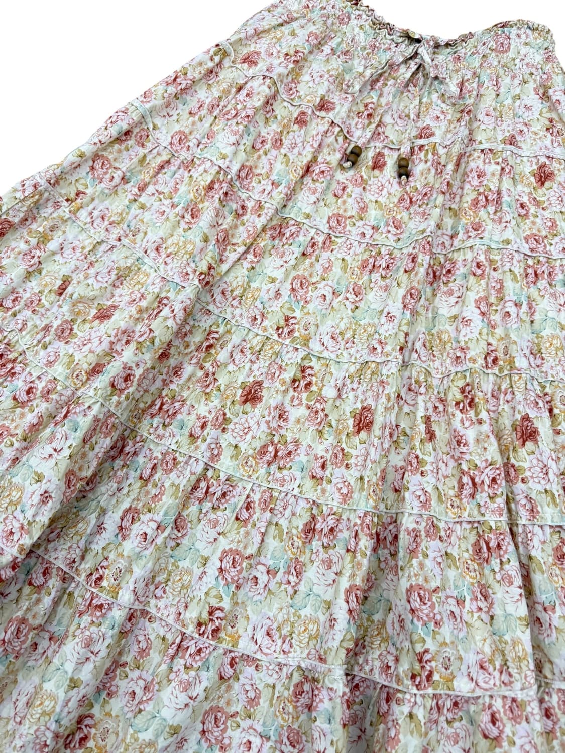 엑시즈팜 플라워 롱스커트 핑크 상품이미지5