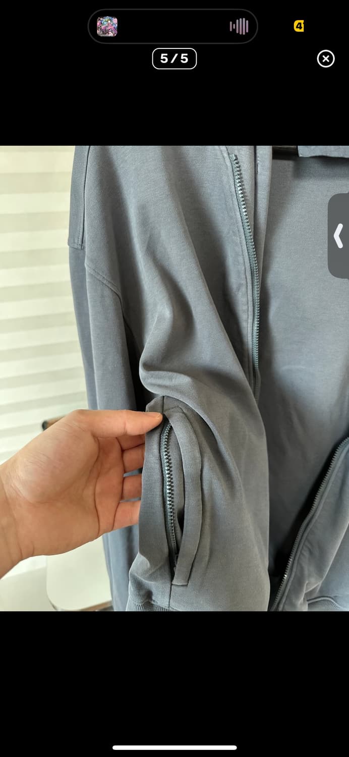 누마레 EE 사선 후드집업 상품이미지5