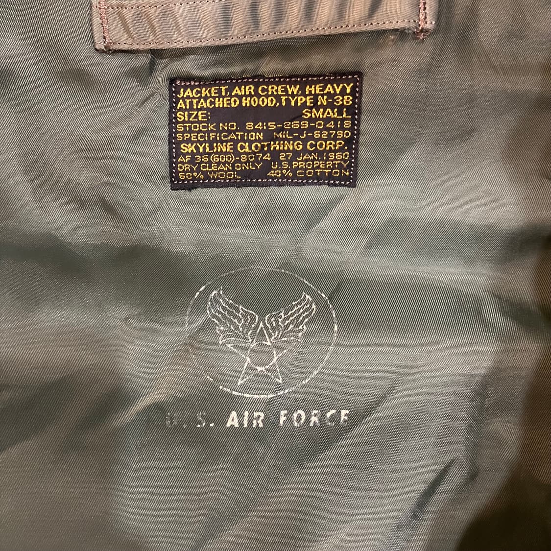 버즈 릭슨 N3B 밀리터리 야상 파카 S 상품이미지3