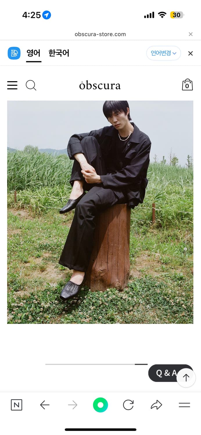 유스 youth 스트링 카고 팬츠 블랙색상 상품이미지7