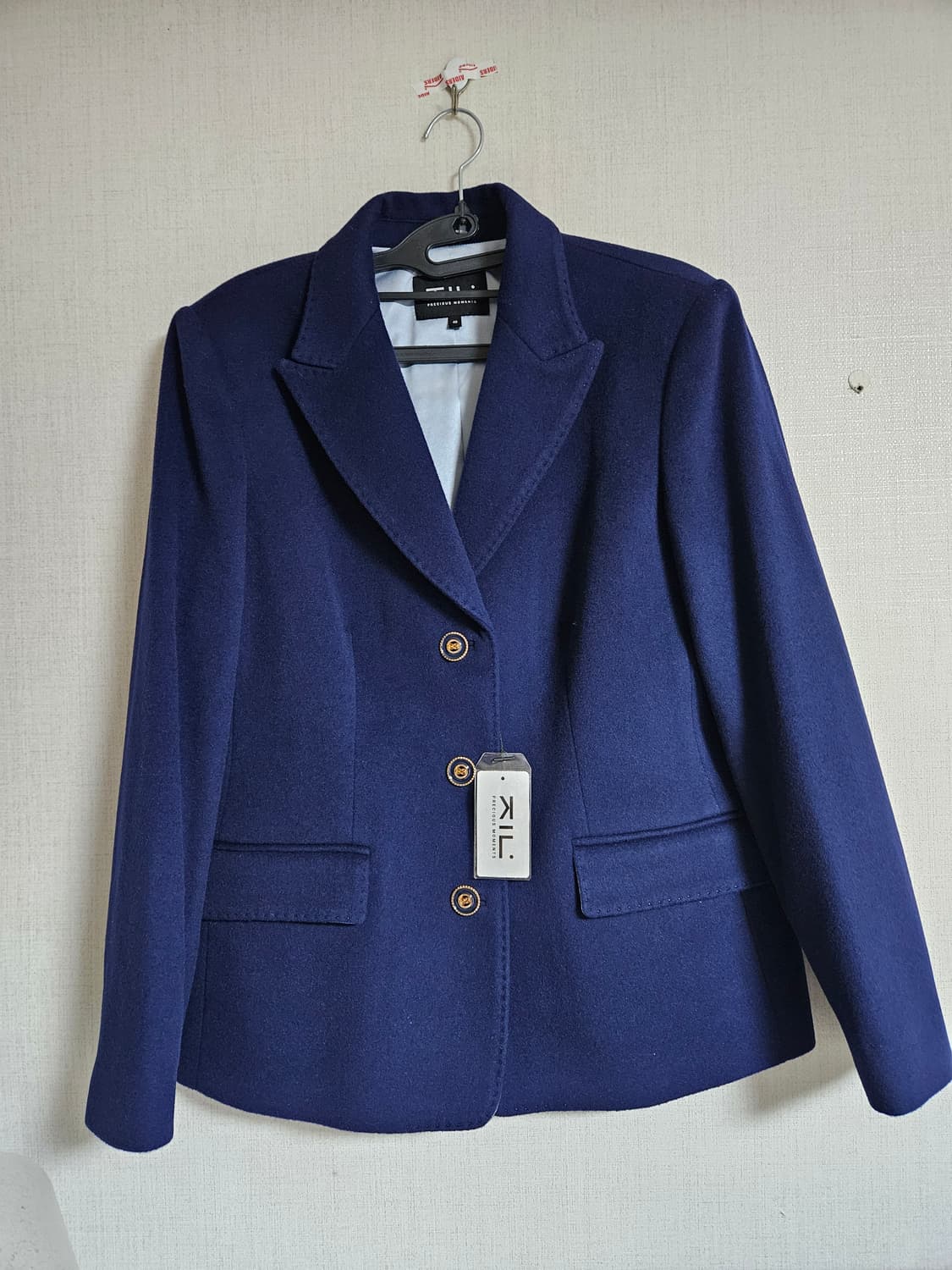 울100% 세미 네이비자켓 새상품 상품이미지1