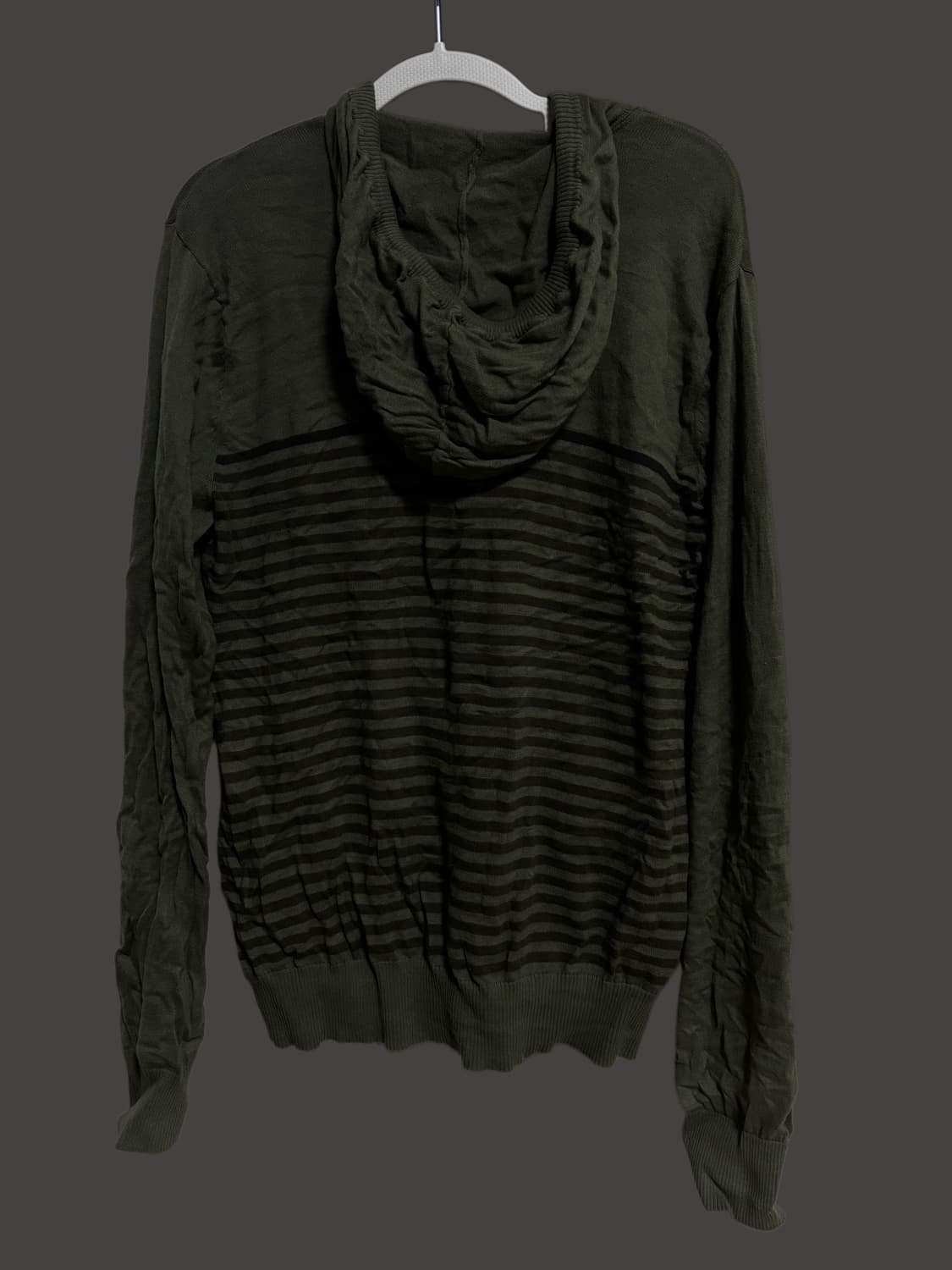 빈티지 RVCA 루카 스트라이프 후드 집업 상품이미지2