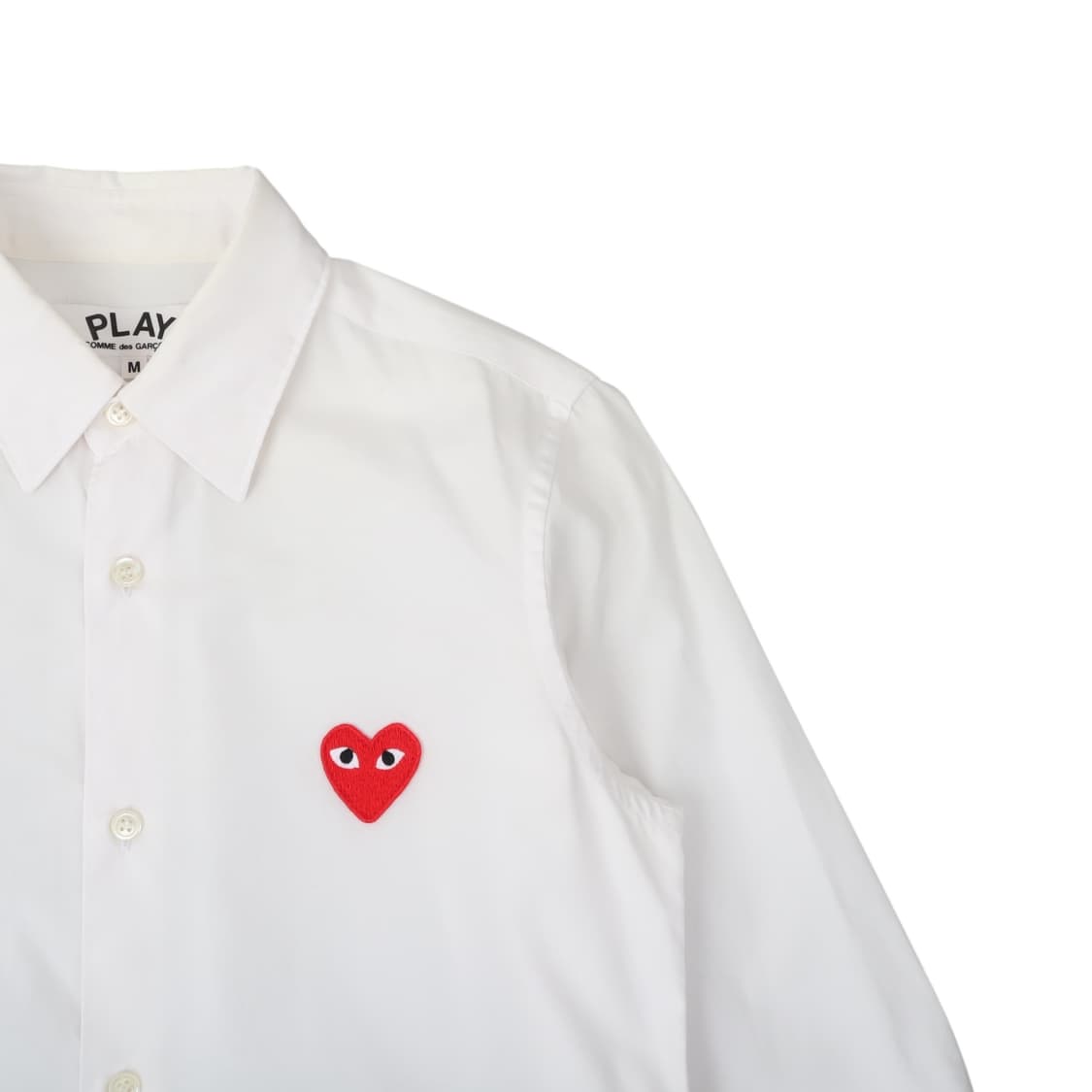 꼼데가르송 하트와펜 화이트 셔츠 상품이미지3