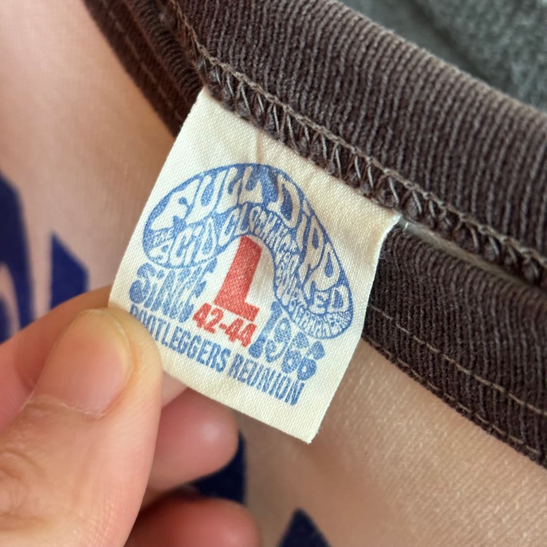 바나나파워 샌프란시스코 빈티지 래글런 티셔츠 상품이미지5