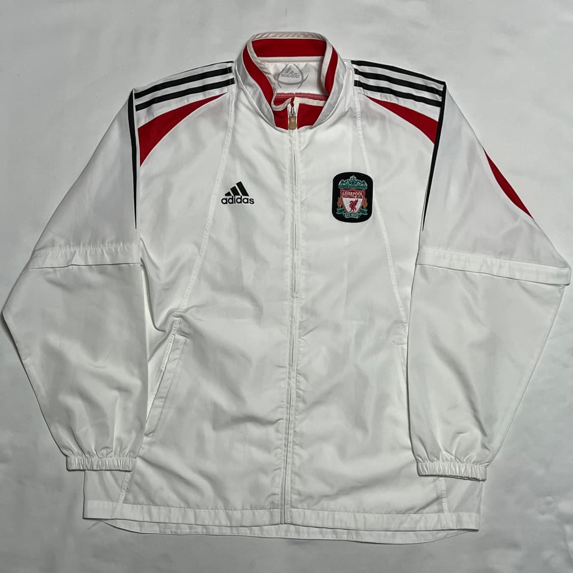 105 아디다스 리버풀 화이트 바람막이 상품이미지2