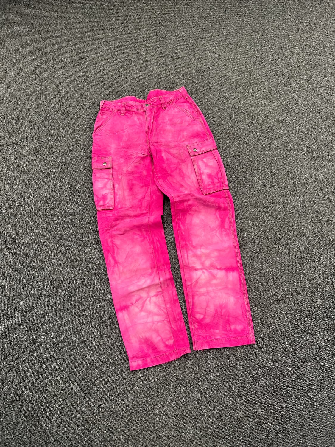 칼하트 핫핑크 카고 워크팬츠 상품이미지4
