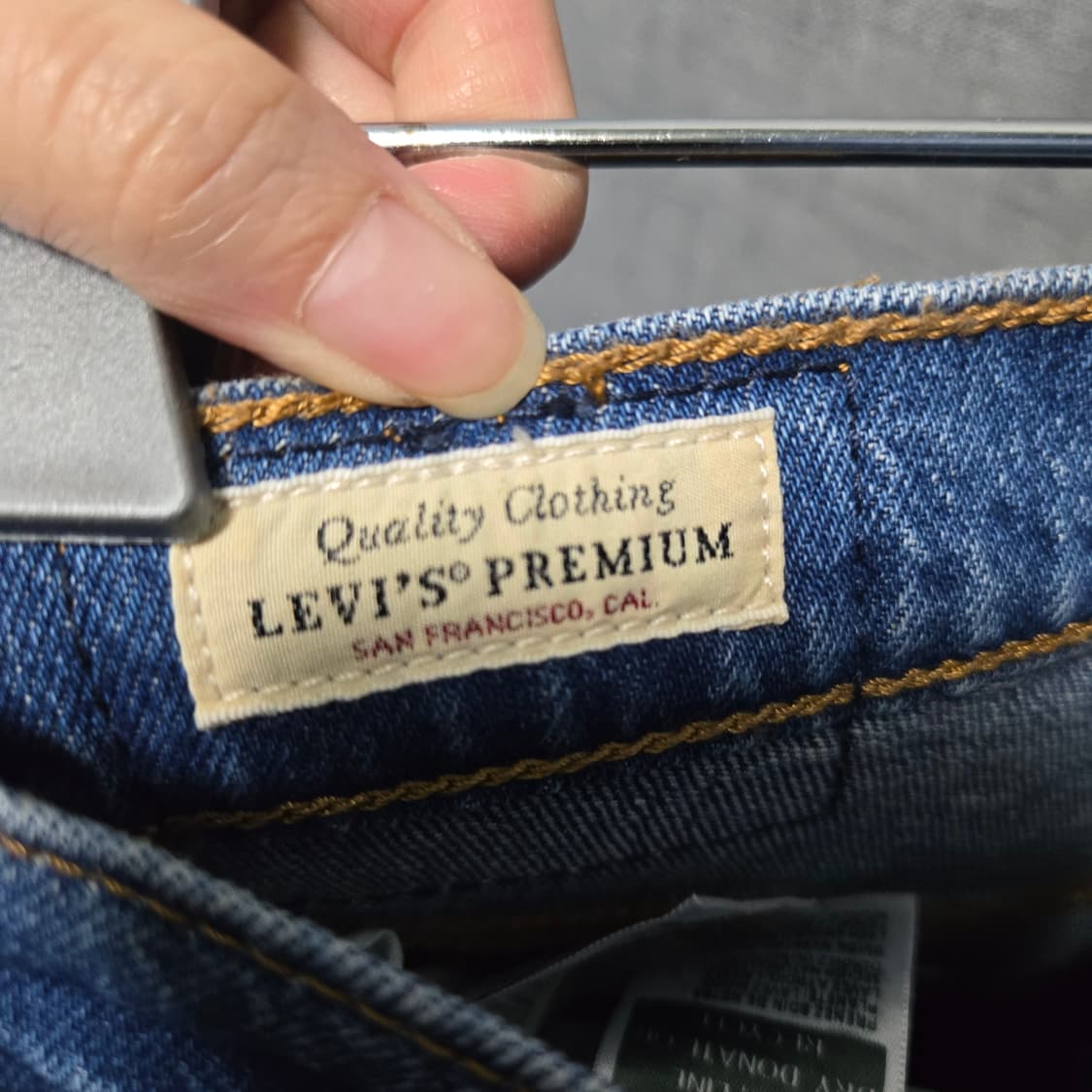 리바이스 프리미엄 데님 청바지 버튼플라이  상품이미지6