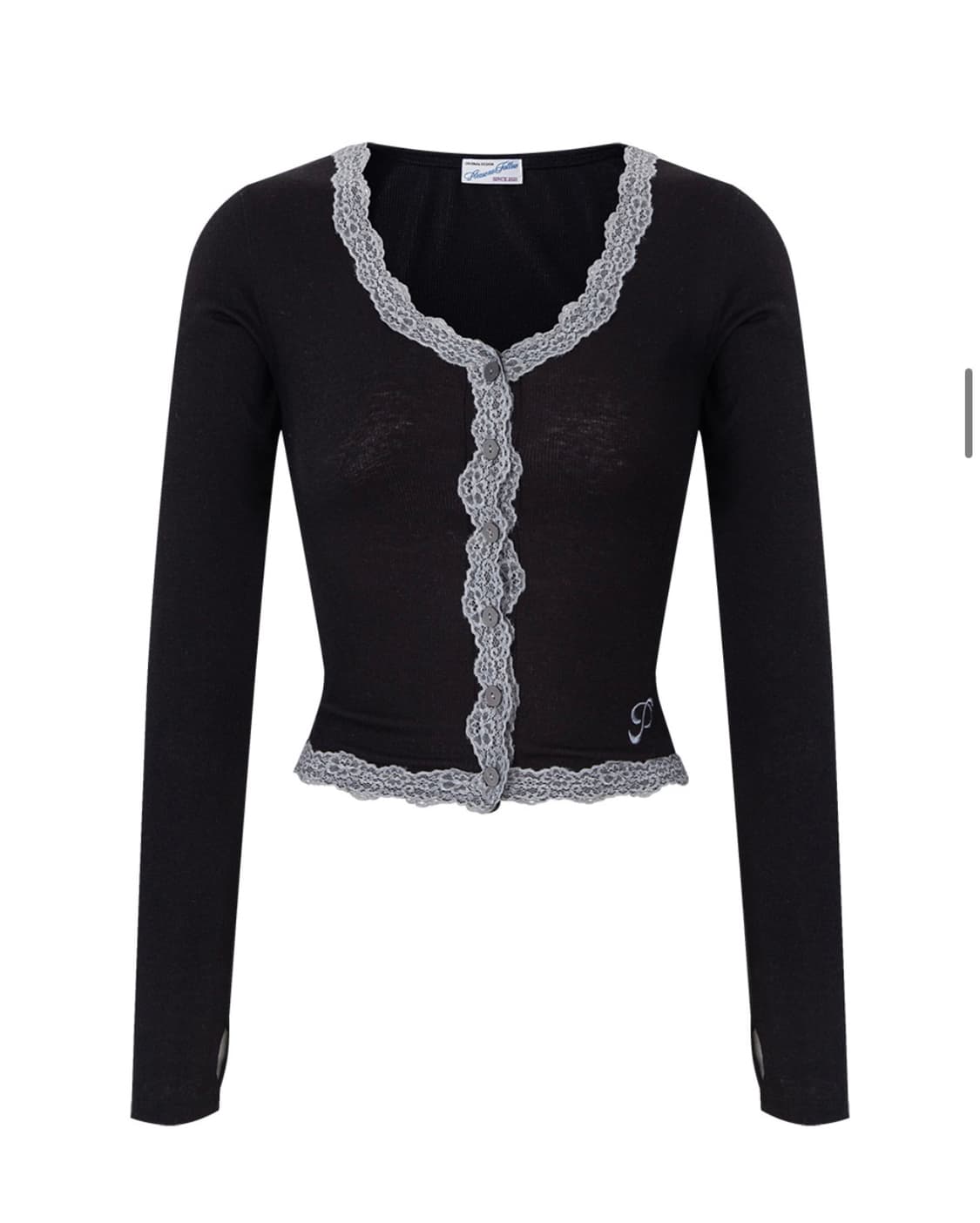 플리즈노팔로우 밀라 레이스 가디건 상품이미지1