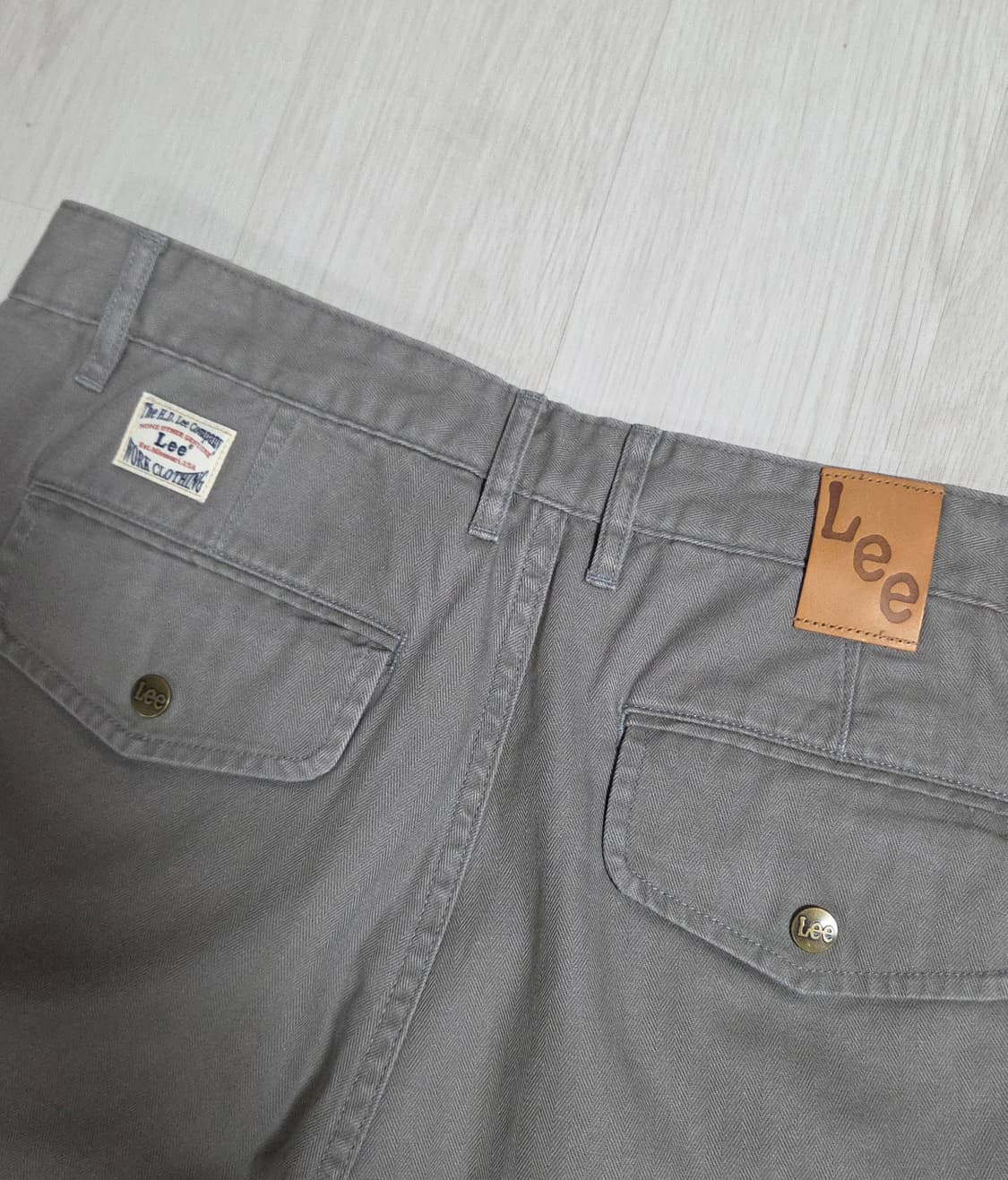 (착샷) LEE 헤링본 카고 팬츠 상품이미지6