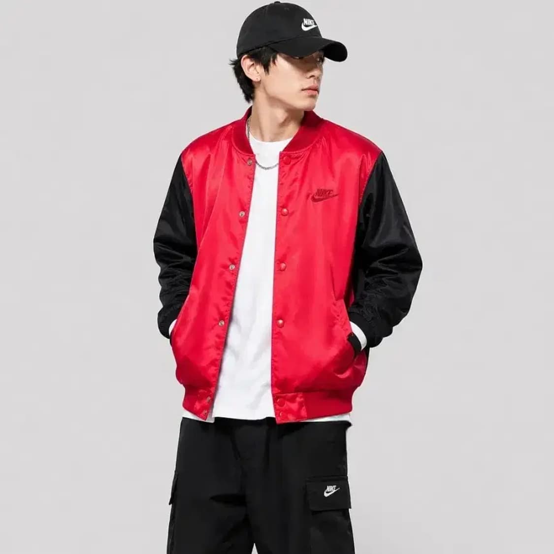 나이키 NSW 에어 우븐 바시티 자켓 100 상품이미지1