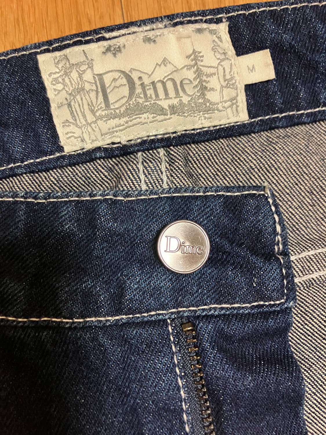 Dime 다임 스케이트보드 클래식 데님진 인디고블루 M 상품이미지5